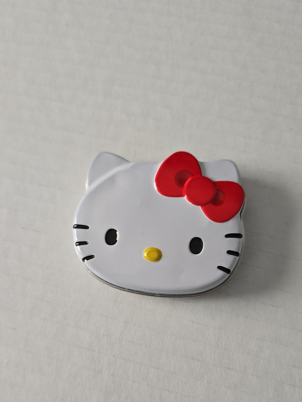 Sanrio Hello Kitty Face-Shaped Reusable Metal Mint Tin - Candy Tin (Empty)